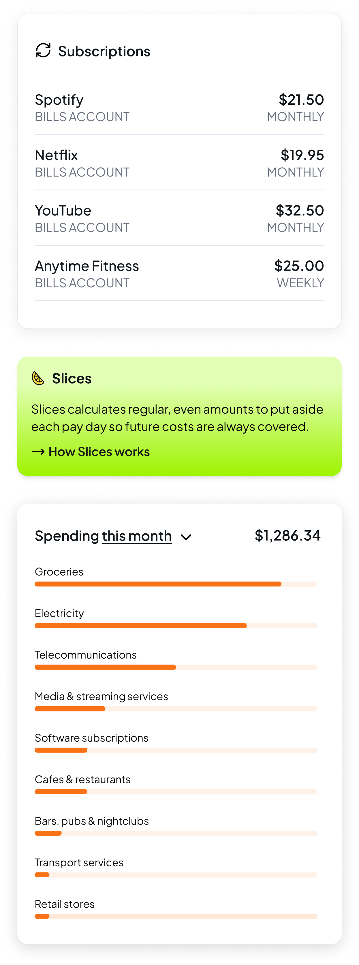 Smoothy budgeting app showing expenses, cash balance, and safe to spend